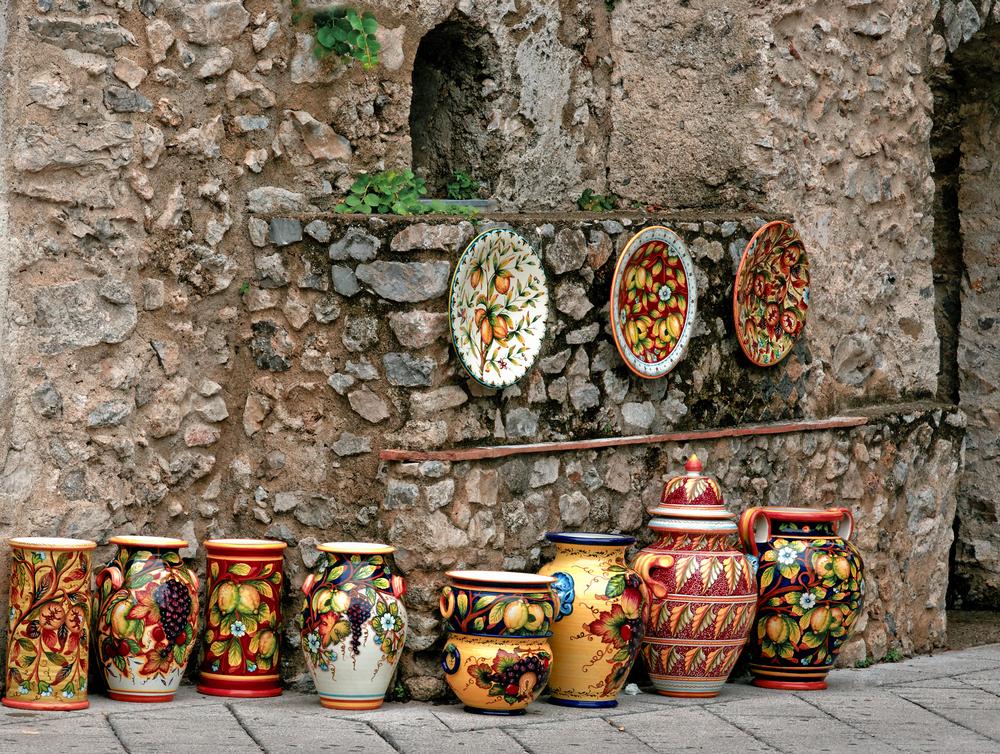 Negozi di ceramica a Ravello